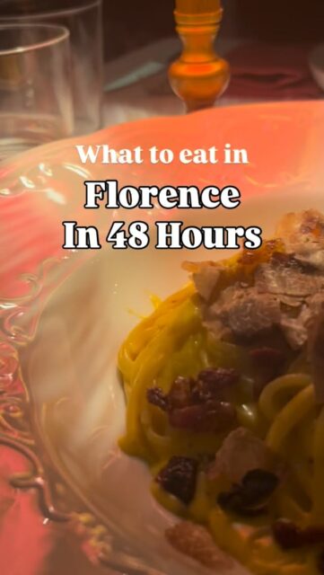 📍 Full list:
• Antico Ristorante Paoli 1827 (20–50€)
• Gusta Pizza (7–15€)
• I’ Girone de’ Ghiotti (5–10€)
• Trattoria 13 Gobbi (20–35€)
• Trattoria Cammillo (30–60€)
• All’Antico Vinaio (5–10€)
• Gelateria dei Neri (3–6€)
• Vecchio Gelato Artigianale (3–6€)

🍝 What to try:

• Antico Ristorante Paoli 1827 →fettuccine with Parmesan cream and seasonal truffle
• Gustapizza → Calzone/ gusta pizza
• All’Antico Vinaio → schiacciata sandwich (με prosciutto & stracciatella)
• I’ Girone de’ Ghiotti → La Signoria sandwich (mortadella al’Tartufo/ pecorino al’Tartufo)
• Trattoria 13 Gobbi → pasta alla Fiorentina or bistecca 
• Trattoria Cammillo → handmade pasta (try ragù or truffle dishes)
• Gelateria dei Neri → pistachio + dark chocolate gelato
• Vecchio Gelato Artigianale → tiramisu + Sicilian pistachio gelato 

Save this for your Florence trip 🇮🇹

#italy #florence #food #freektravellers #travel